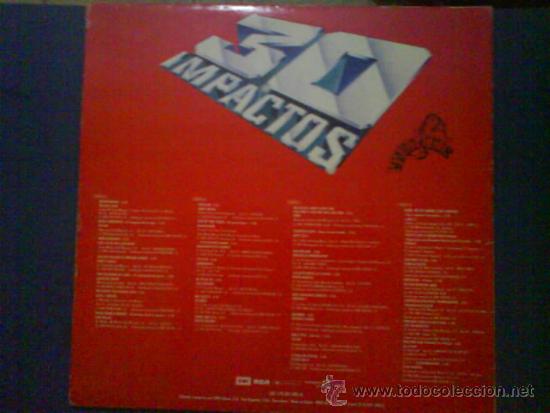 Discos de vinilo: 30 IMPACTOS   2LPs  VERSIONES ORIGINALES - Foto 3