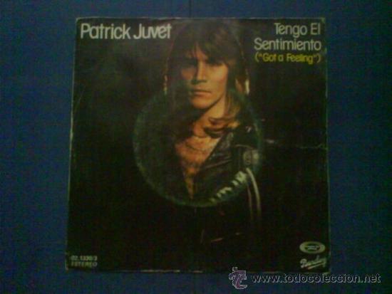 Discos de vinilo: PATRICK JUVET  TENGO EL SENTIMIENTO - Foto 1