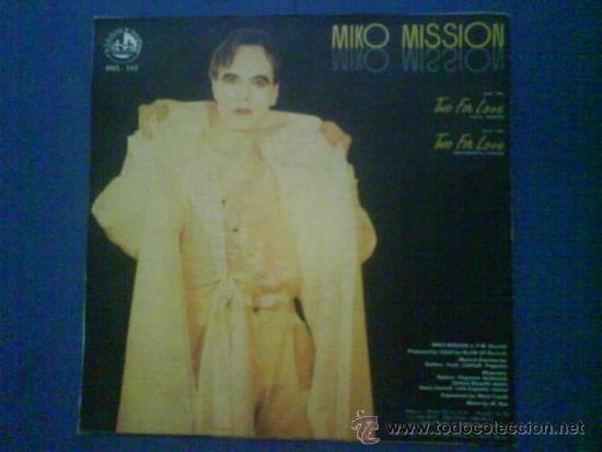 Discos de vinilo: MIKO MISSION  TWO FOR LOVE  PROMO - Foto 2