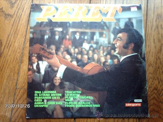 Discos de vinilo: Peret  - una lagrima - el gitano anton - pensando en ti - ... - Foto 1