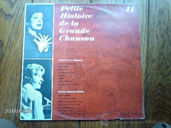 Discos de vinilo: edith piaf - madame mireille - Foto 1