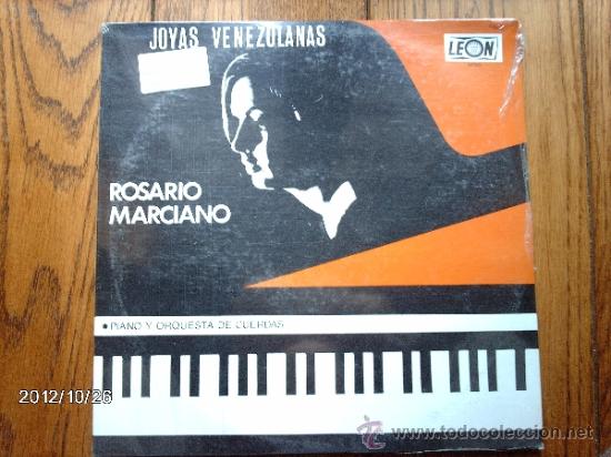 Disques de vinyle: rosario marciano (joyas venezolanas) - ma&ntilde;anita caraque&ntilde;a- la bartolada- el venezolano- el porte&ntilde;o .