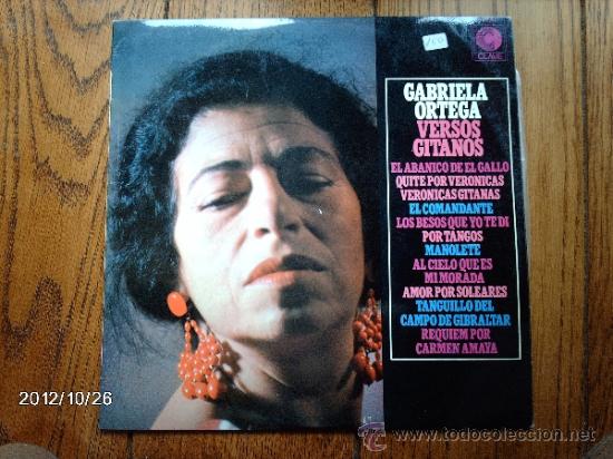 Discos de vinilo: gabriela ortega - versos gitanos - Foto 1