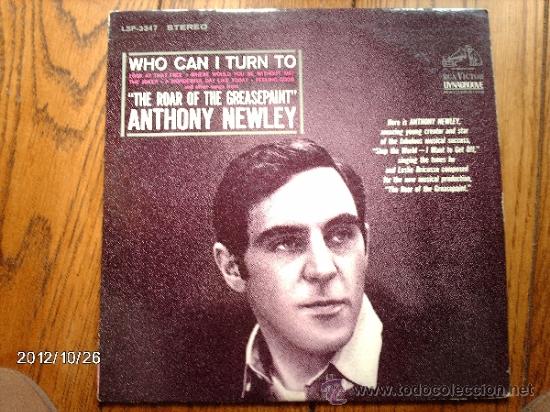 Discos de vinilo: anthony newley - who can i turn to - Foto 1
