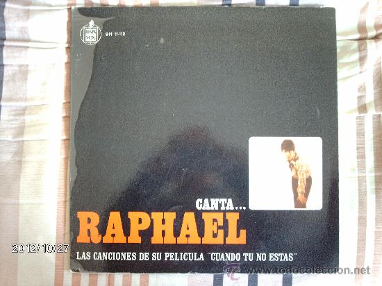Discos de vinilo: raphael - canta las canciones de su pelicula - Foto 1
