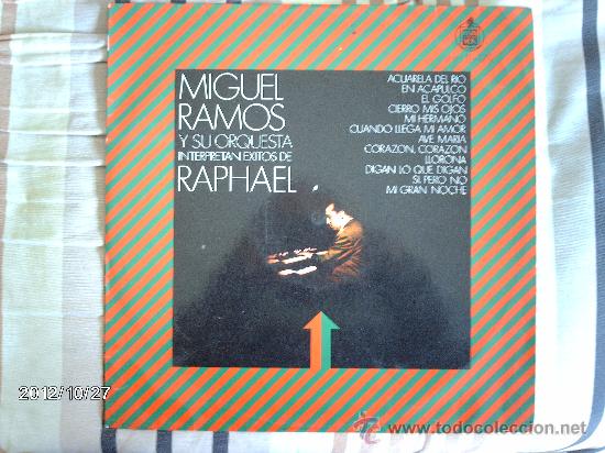 Discos de vinilo: miguel ramos y su orquesta - interpretan exitos de raphael - Foto 1