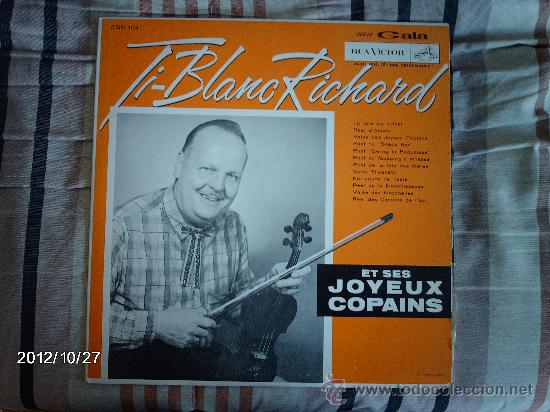 Discos de vinilo: ti-blanc richard et ses joyeus copains - Foto 1