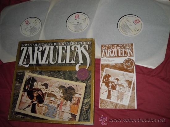 ZARZUELA CAJA 3 LP -MOLINOS DE VIENTO-LOS GAVILANES-LA CANCION DEL OLVIDO (Música - Discos - LP Vinilo - Clásica, Ópera, Zarzuela y Marchas)