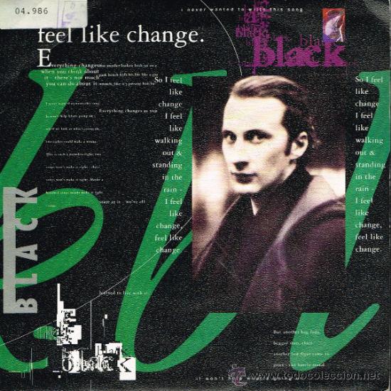 Discos de vinilo: Black - Feel Like Change / Nice - Single 1991 - Foto 1