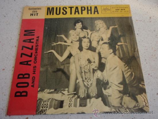 BOB AZZAM & HIS ORCHESTRA ( MUSTAPHA - TINTARELLA DI LUNA - BELLA BIMBA - MANUELA ) EP45 METRONOME (Música - Discos de Vinilo - EPs - Orquestas)