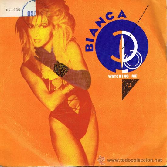 Discos de vinilo: Bianca - Watching Me - Single 1988 - Promo - Foto 1