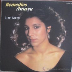Dischi in vinile: REMEDIOS AMAYA - LUNA NUEVA ( ESPAÑA 1983 EUROVISION ) LP QUIEN MANEJA MI BARCA