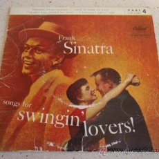 Discos de vinilo: FRANK SINATRA (PENNIES FROM HEAVEN - LOVE IS HERE TO STAY - I'VE GOT YOU UNDER MY SKIN - I THOUGHT A