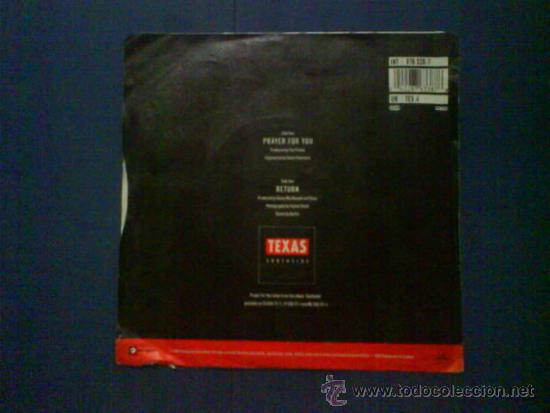 Discos de vinilo: TEXAS    PRAYER FOR YOU - Foto 2