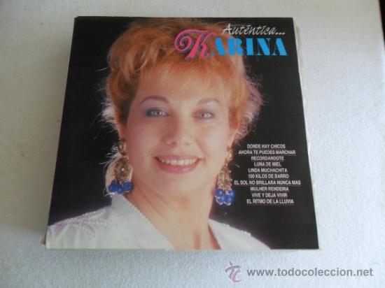 Discos de vinilo: KARINA AUTENTICA 1990 - Foto 1