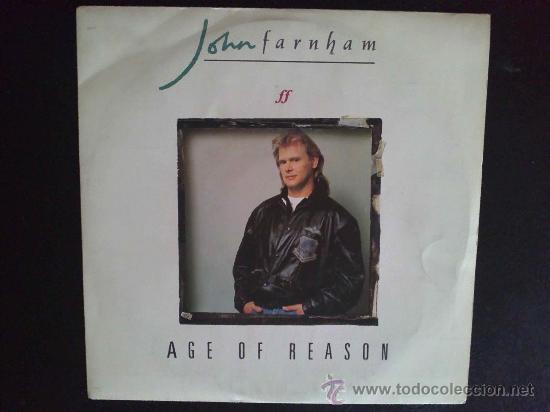 Discos de vinilo: JOHN FARNHAM, AGE OF REASON - SINGLE DE VINILO - Foto 1
