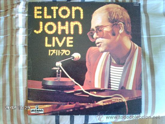 Discos de vinilo: elton john   - live 17-11-70 - Foto 1