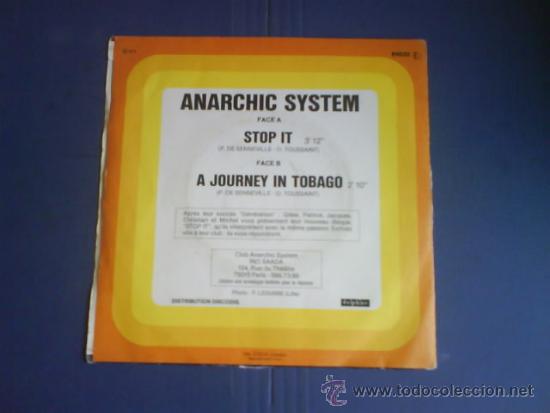 Discos de vinilo: ANARCHIC SYSTEM    STOP IT - Foto 2