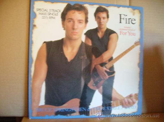 Discos de vinilo: BRUCE SPRINGSTEEN --- FIRE - MAXI SINGLE - Foto 1
