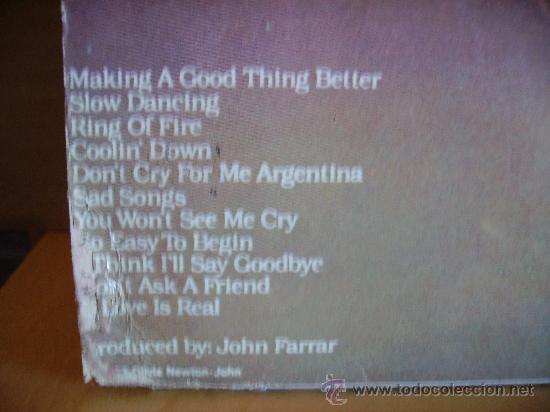 Discos de vinilo: OLIVIA NEWTON-JOHN --- MAKING A GOOD THING BETTER - Foto 2