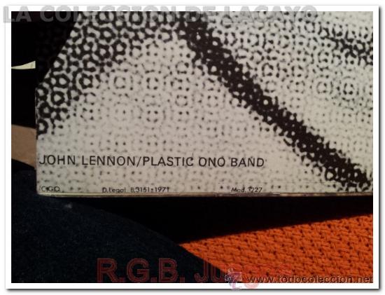 Discos de vinilo: JOHN LENNON/ PLASTIC ONO BAND LP EMI ODEON VERSION ESPA&Ntilde;OLA - Foto 2