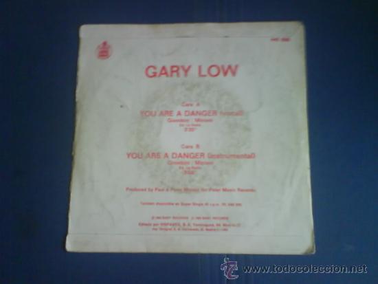 Discos de vinilo: GARY LOW     YOU ARE A DANGER - Foto 2