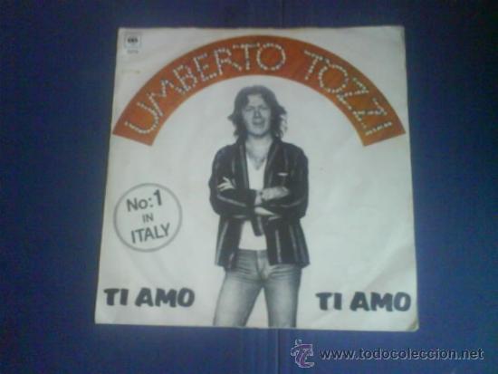 Discos de vinilo: UMBERTO TOZZI  TI AMO - Foto 2