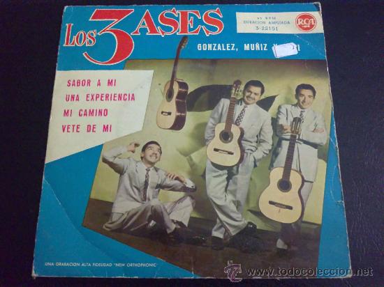 Discos de vinilo: LOS 3 ASES, SABOR A M&Iacute; - EP DE VINILO - Foto 1