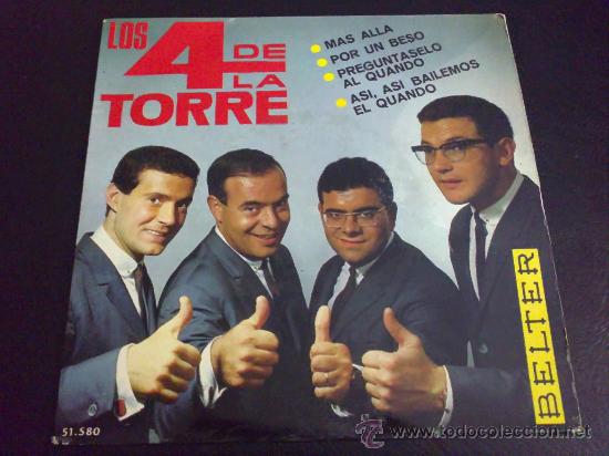 Discos de vinilo: LOS 4 DE LA TORRE, M&Aacute;S ALL&Aacute; - Foto 1