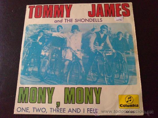 Discos de vinilo: TOMMY JAMES AND THE SHONDELLS - MONY, MONY - SINGLE DE VINILO - Foto 1