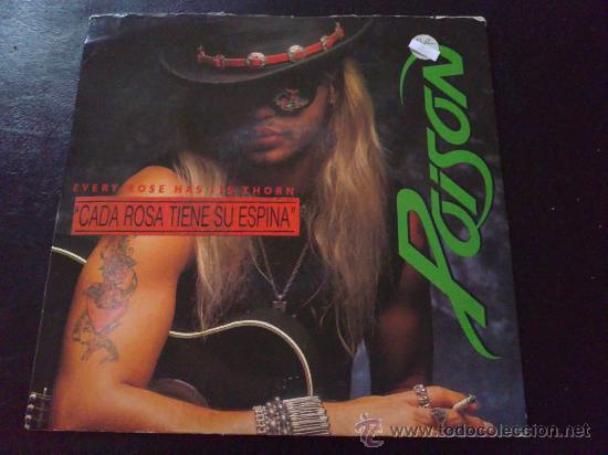 Discos de vinilo: POISON, CADA ROSA TIENE SU ESPINA - SINGLE - Foto 1