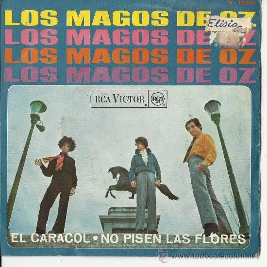 Discos de vinilo: Single Los mago de oz 1968  el caracol - Foto 1