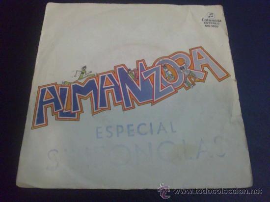 Discos de vinilo: ALMANZORA, MU&Ntilde;ECA DE OJOS OSCUROS - SINGLE - Foto 1