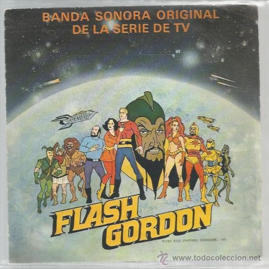 Discos de vinilo: SINGLE FLASH GORDON TV  ( BLAIS & SABAN ) - Foto 1