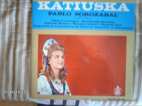 Discos de vinilo: pablo sorozabal  - katiuska - Foto 1