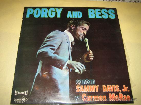 Discos de vinilo: SAMMY DAVIS Y CARMEN MCRAE - ED. ESPA&Ntilde;OLA 1970 - Foto 1