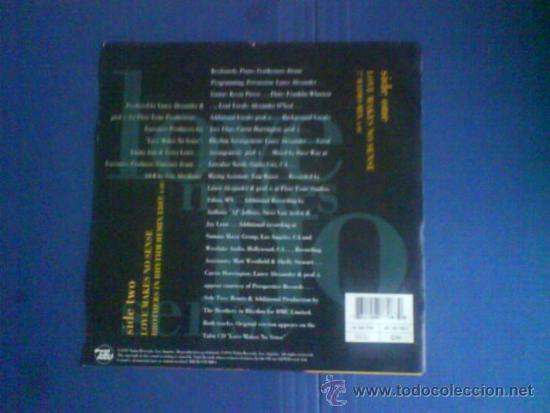 Discos de vinilo: ALEXANDER O&acute;NEAL    LOVE MAKES NO SENSE - Foto 2