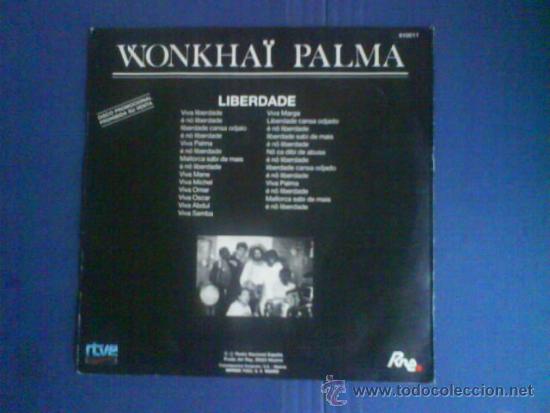 Discos de vinilo: WONKHA&Iuml; PALMA    LIBERDADE  PROMO - Foto 2