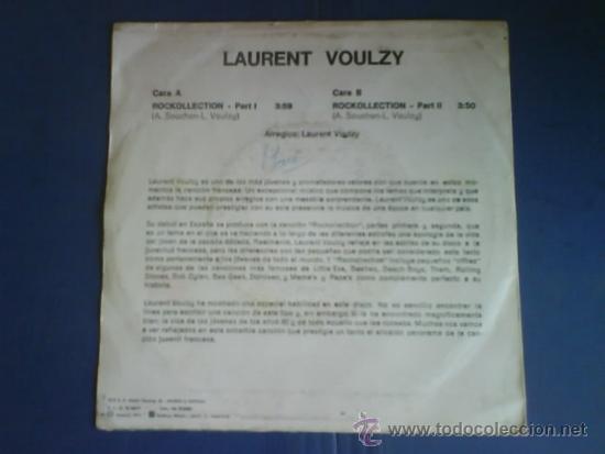 Discos de vinilo: LAURENT VOULZY  ROCKCOLLECTION - Foto 2
