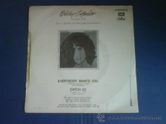 Discos de vinilo: BILLY SQUIER TODOS TE QUIEREN - Foto 2