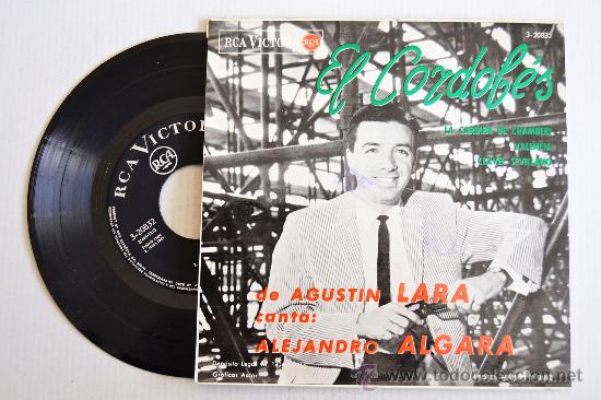 Discos de vinilo: ALEJANDRO ALGARA - El Cordobes&hellip; (RCA EP 1964) ESPA&Ntilde;A - Foto 2