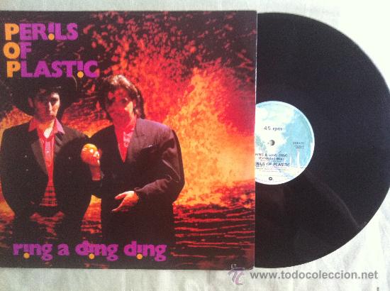Discos de vinilo: 12&rdquo; MAXI-PERILS OF PLASTIC-RING A DING DING - Foto 1