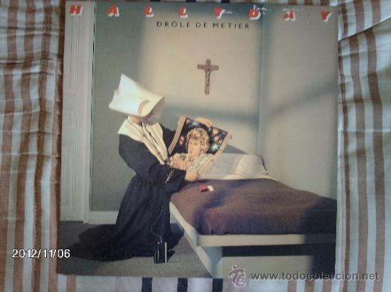 Discos de vinilo: johnny hallyday   - drole de metier - Foto 1