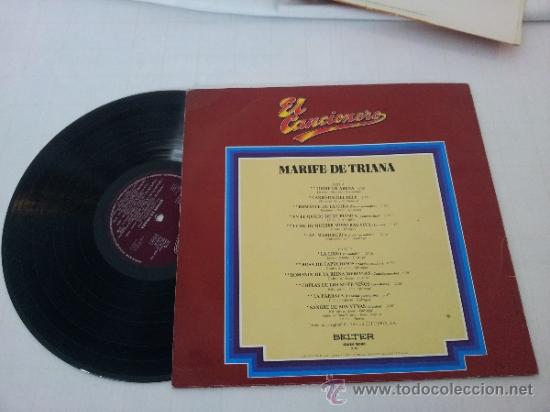Discos de vinilo: MARIFE DE TRIANA , EL CANCIONERO 1980 , BELTER          VCC - Foto 2