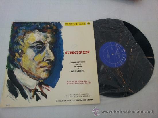 Vinyl-Schallplatten: CHOPIN , CONCIERTOS PARA PIANO Y ORQUESTA , 1964 . BELTER