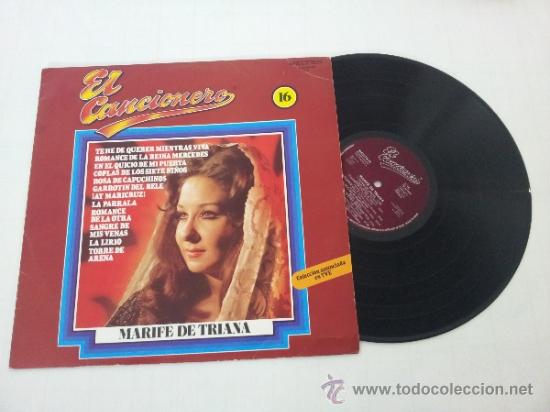 Discos de vinilo: MARIFE DE TRIANA , EL CANCIONERO 1980 , BELTER          VCC - Foto 1