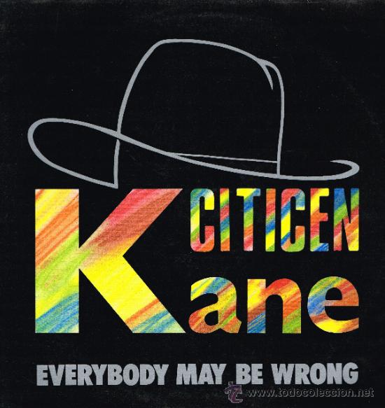 Discos de vinilo: Citicen Kane - Everybody May Be Wrong (2 versiones) / Missing - MaxiSingle 1991 - Foto 1