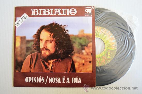 Discos de vinilo: BIBIANO - Opinion/Nosa e a rua (EXPLOSION Single 1978) ESPA&Ntilde;A - Foto 1