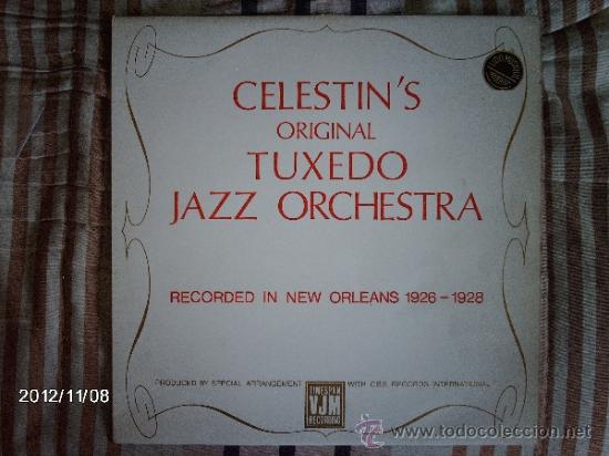 Discos de vinilo: celestin&acute;s original tuxedo jazz orchestra - recorded in new orleans 1926-1928