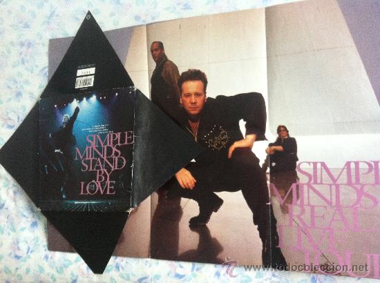 Discos de vinilo: 7&rdquo; SIMPLE MINDS-STAND BY LOVE-POSTER NUMERADO - Foto 1